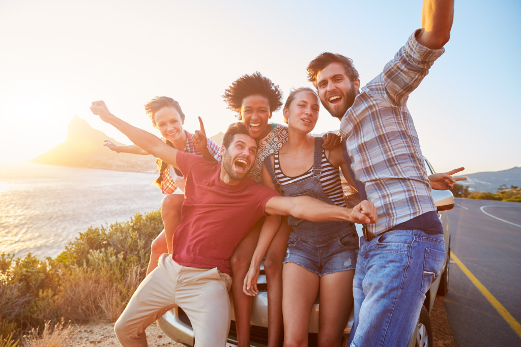 Viajar com os amigos