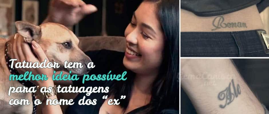 Tatuador tem a melhor ideia de sempre para as tatuagens com o nome dos “ex”